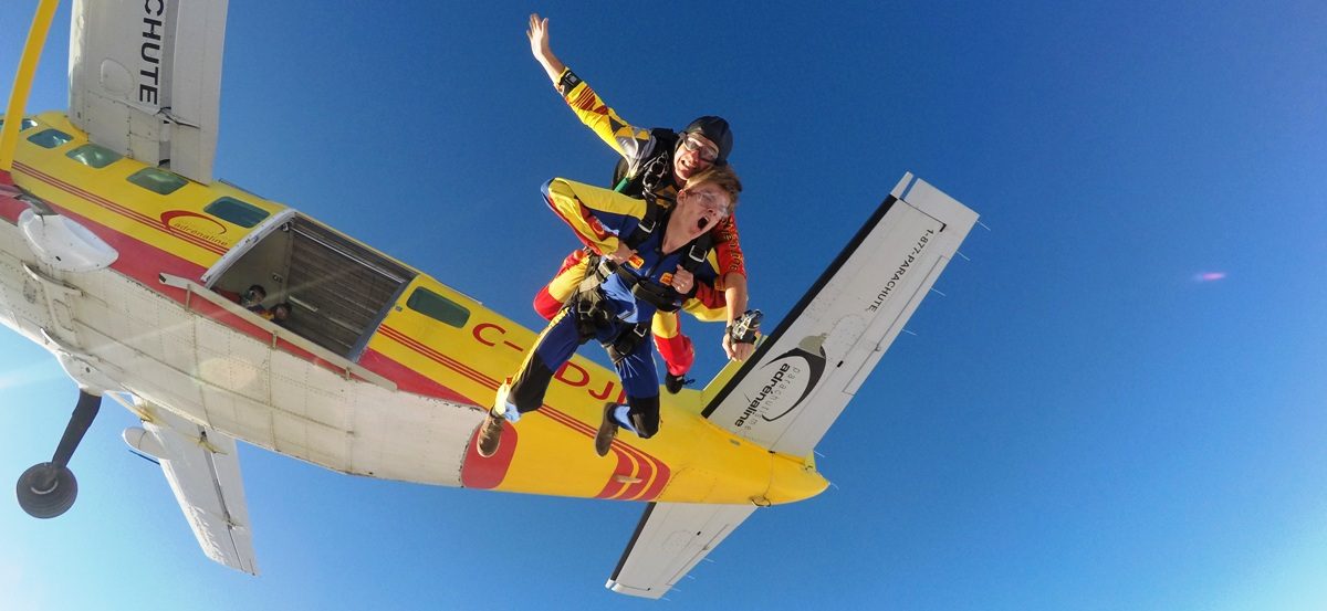 Skydiving First jump Montreal