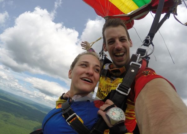 Parachutisme adrénaline tandem